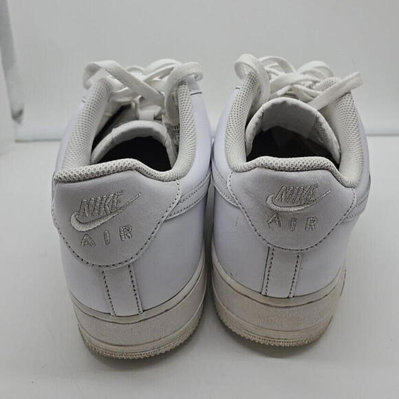 Nike Air Force 1 Low \'07 Triple‎ White CW2288-111 Mens Size 10.5 main image 4